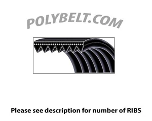 200-J-12 NEW POLY V MICRO-V V-BELT Polybelt 200J12 PolyV Belt - Imagen 1 de 1