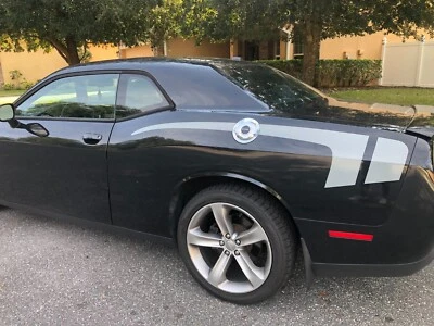 Dodge Challenger Rear Quarter Panel Hockey Stripes Band Hash Cut fit 08-21 - Image 1 of 4