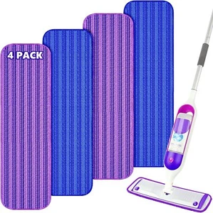 4 Pack Reusable Mop Refill Pads for Swiffer PowerMop, Mop Pads Refills for Swiff - Picture 1 of 1