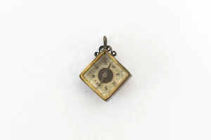 Pendant Top Pendant Head Small Compass Rectangle Square Diamond Shape (A169) - Picture 1 of 4