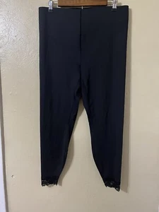 Savage X Fenty Lace Hem Leggings US size 20-22 LL106 - Picture 1 of 3