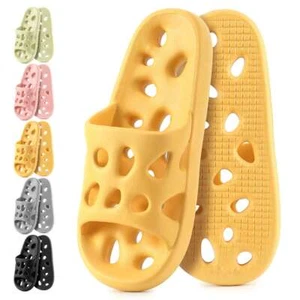 Women Anti-Slip Cozy Sandals Extra Soft Slippers Home Outdoor Beach Pool Shoes - Picture 1 of 17