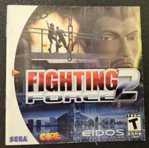 Sega Dreamcast Fighting Force 2 manual solo 1999 con tarjeta de registro - Imagen 1 de 4