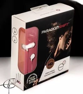 PARADIGM SHIFT e1 Earbud Headphones White **New In Box** - Picture 1 of 6