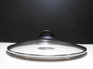 Clear Glass Replacement Lid with Plastic Handle 11 3/4" Fitter EUC - Picture 1 of 4