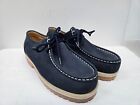 Domba Boots Usa Work Shoes Leather Rubber Oil Resistant Blue Size 7.5 Nwot