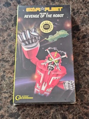 BRAND NEW Star Fleet Vol. 2 Revenge Of The Robot (VHS, 1988) RARE Sealed OOP - Image 1 of 4