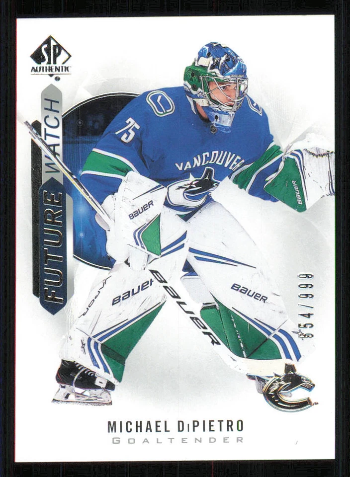 2020-21 SP Authentic #161 Michael DiPietro RC /999 - Image 1 of 2