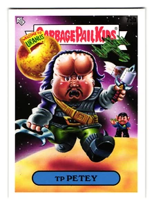 TP Petey 2020 Garbage Pail Kids Star Trek Uranus Parody Sticker - Picture 1 of 2