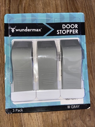 Wundermax Door Stopper Rubber Door Stop Wedge Security Door Stops 3 ...