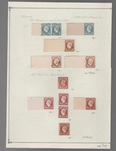 FRANCE yvert #9#10#21 FORGERY COLLECTION Presidential Series - Picture 1 of 7
