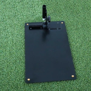 Soporte de palo de alineación de golf placa de práctica de swing avión entrenador ayuda de entrenamiento - Imagen 1 de 9