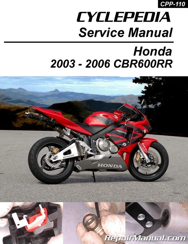 2003-2006 Honda CBR600RR Cyclepedia manual de reparo de motocicleta CPP-110 - Imagem 1 de 1
