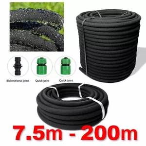 More details for porous pipe soaker hose leaky garden irrigation system thick wallet // 7.5m~200m