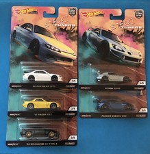 Hot Wheels 2019 Car Culture Street Tuners Series Set of 5  NEW!!
