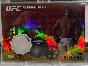 VITOR BELFORT 2010 UFC Ultimate Gear Fighter Worn Relic 043/188 - Picture 1 of 1