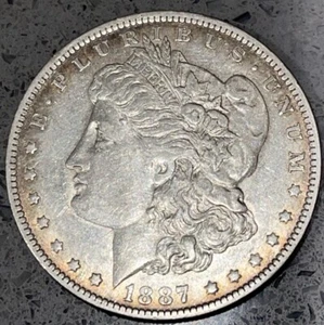 Uncirculated 1887-O Morgan Silver Dollar - Picture 1 of 2