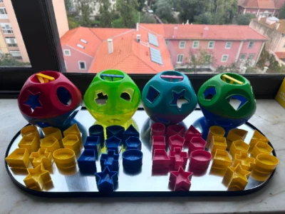 Classificador de formas de brinquedo Shape O - Imagem 1 de 4