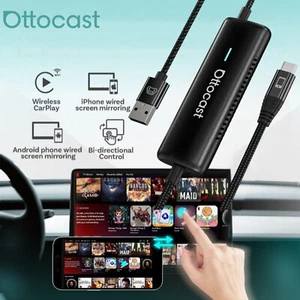 OTTOCAST Mirror Touch Screen Mirroring control bidireccional Wireless CarPlay - Imagen 1 de 14