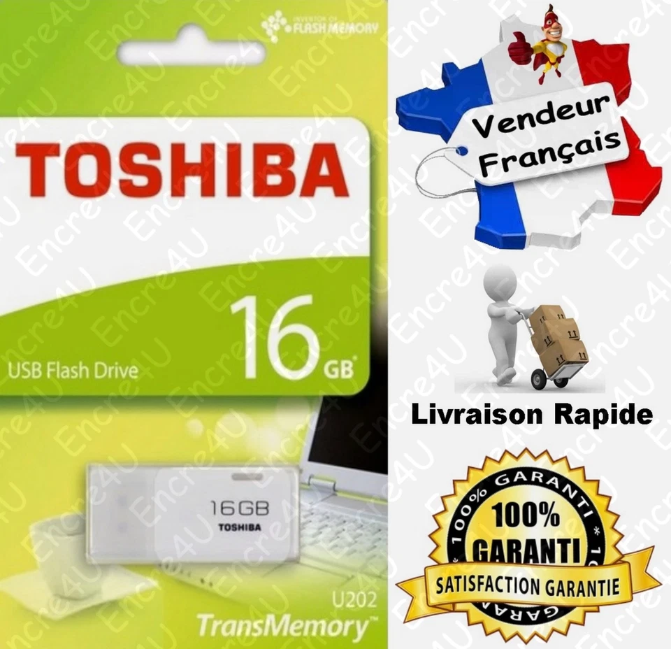 Toshiba 8go 8 Go TransMemory U202 USB 2.0 Lecteurs Flash Drive USB Stick