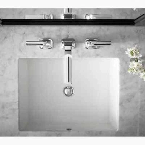 Kohler "Verticyl" Undermount Bathroom Sink - White - K-2882-0 - Picture 1 of 1