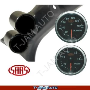 Pillar Pod for Holden Commodore 2006-13 + Oil Press + Volt S/L Gauge - Picture 1 of 12