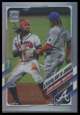 2021 Topps #61 A Playful Bout of Juniors Rainbow Foil - Image 1 of 2