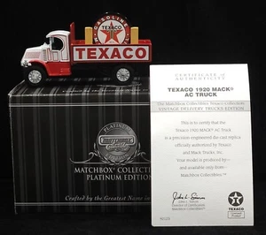 Matchbox 20 1920 Mack AC Truck Texaco Vintage Delivery Collectible 92123 1:43 - Picture 1 of 5