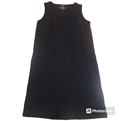 Vestido sin mangas Patagonia ropa deportiva talla S algodón sin mangas negro atlético Foto 1 de 3