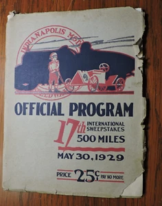 Indy 500 Programm 1929 - Bild 1 von 11