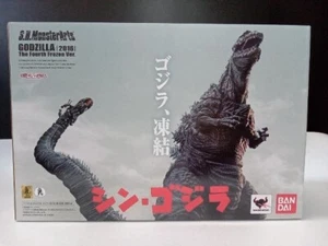 【Authentic】Bandai S.H.MonsterArts Godzilla (2016) 4th Form Frozen Ver. New F/S - Picture 1 of 5