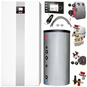 Paket Öl-Brennwertkessel Wolf COB-2-15 B30 9,6 - 15,4 kW Speicher TWS 150 L - Bild 1 von 5