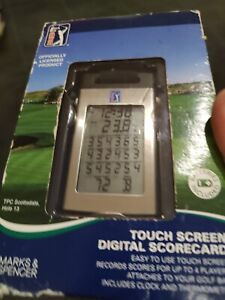 Touch Screen Digital Scorecard PGA TOUR Officially Licensed Product