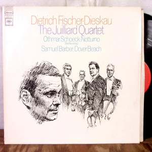 The Juilliard Quartet Dietrich Fischer-Dieskau Schoeck LP Columbia CSP stereo M- - Picture 1 of 2