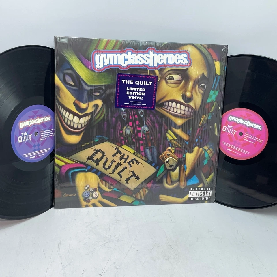 Gym Class Heroes The Quilt Vinyl 2xLP US 2008 VG+/NM IN SHRINK Rap Hip Hop - Image 1 of 1