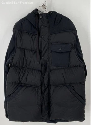 Victorinox Black Long Sleeve Classic Hooded Puffer Mens Jacket Size Large - Image 1 of 4