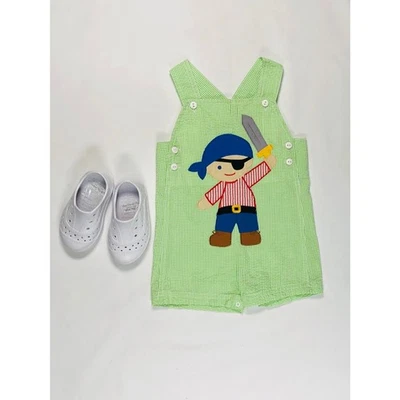 ZUBELS BOYS PIRATE ROMPER 尺码 9M — 第 1/2 张图片