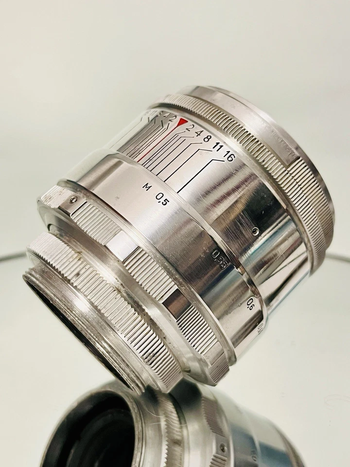 Helios 44 58mm F/2.0 Silver Early Version - Imagen 1 de 4