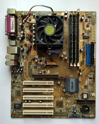 Asus K8N Motherboard with Athlon 64 3200+ CPU and 2GB RAM - Test OK! 220 - Image 1 of 4