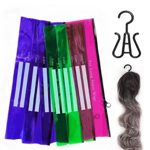 Transparent Wig Storage Bag PVC Large Hair Storage Bag Multiple Wigs - Picture 1 of 7