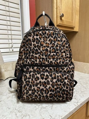 Mochila Kate Spade Camden Acolchada Grande Manchada Leopardo, Nueva con Etiqueta Foto 1 de 4