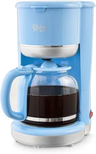 Rise by Dash 10 Cups Blue Coffee Maker - Picture 1 of 12