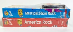 SCHOOL HOUSE ROCK : AMERICA & MULTIPLICATION VHS | NEW & SEALED | CARTOON LOT - Picture 1 of 3
