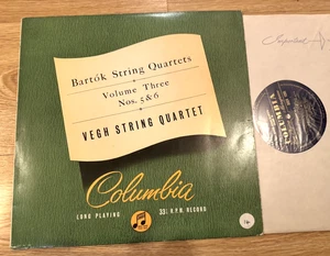 33CX 1285 Bartok String Quartets Nos. 5 & 6 Vegh String Quartet - Picture 1 of 2