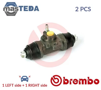 A 12 246 DRUM WHEEL BRAKE CYLINDER PAIR REAR BREMBO 2PCS NEW OE REPLACEMENT - Image 1 of 4