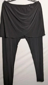Randolph Duke Hose Damen Large schwarz Stretch Mid Rise Leggings mit Rock - Bild 1 von 8