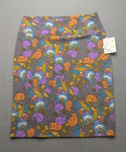 Lularoe Straight Fit Cassie XL Rock Mehrfarbig mit Eule Neu mit Etikett Passform Gr. 18-20 🦉 - Bild 1 von 6
