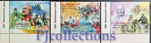 4421-SAN MARINO 2007 GIUSEPPE GARIBALDI (1807 - 1882) FULL SET 3 STAMPS MNH - Bild 1 von 1