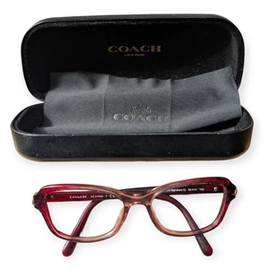 Coach Women’s Eyeglass Frames HC6193U 5663 Red Gradient Signature C 53mm w Case - Picture 1 of 5