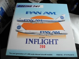 Ultra RARE Inflight Boeing 747 PAN AM, 1:200, Hard to Find! TOP - Bild 1 von 4